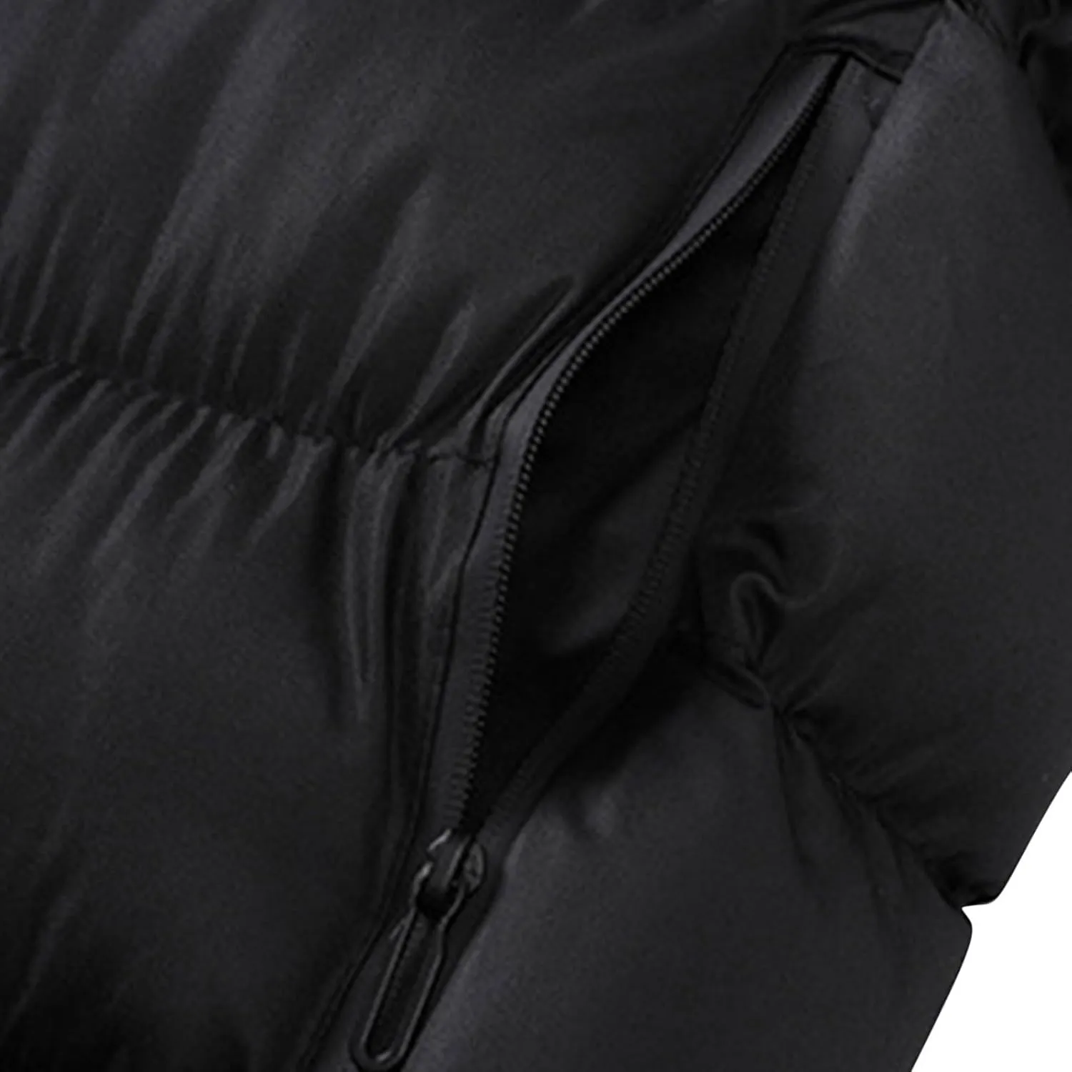 lcziwo Men's Lightweight Puffer Vest Stand Collar zip up sleeveless Jacket Packable warm winter padded Cotton coat