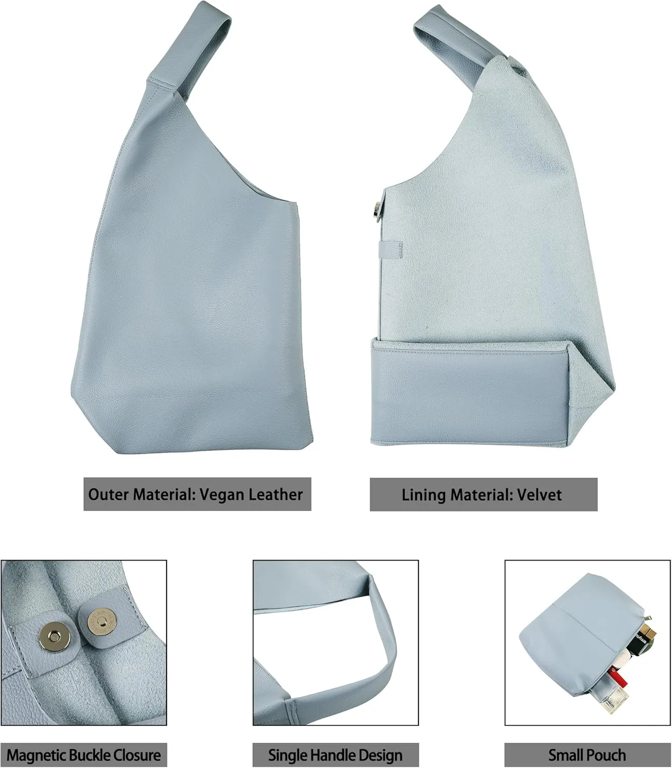 Leather Tote Bag, Oversized Hobo Bags, Large Tote Bag for Women Work, Vegan Leather Handbags Travel