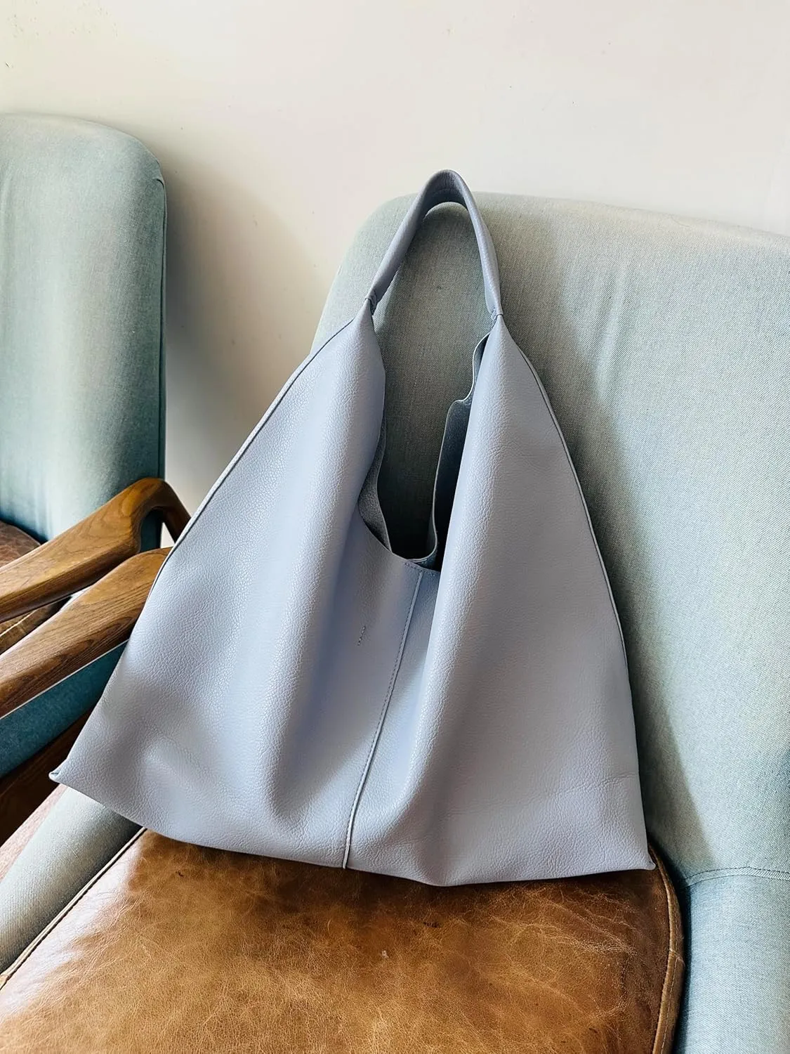 Leather Tote Bag, Oversized Hobo Bags, Large Tote Bag for Women Work, Vegan Leather Handbags Travel
