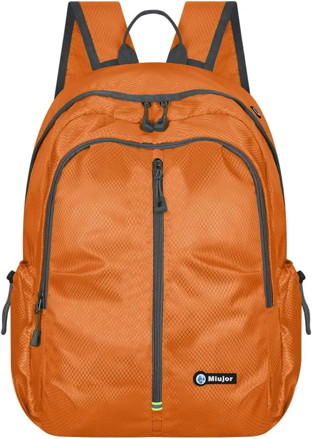 Lightweight Packable Foldable Backpack, Hiking backpack,Travel Backpack (Orange)