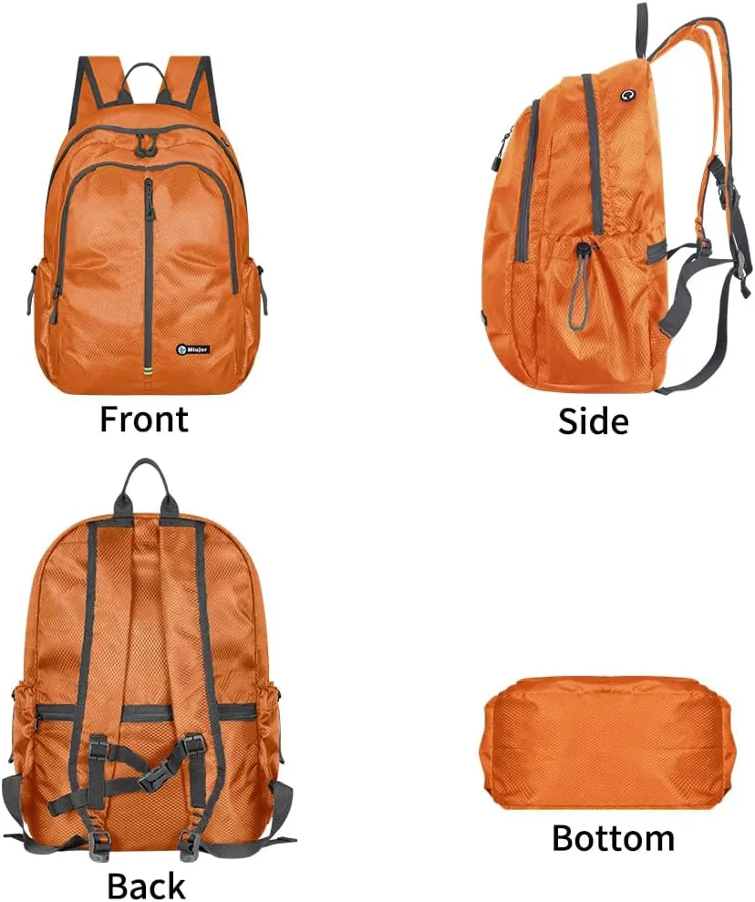 Lightweight Packable Foldable Backpack, Hiking backpack,Travel Backpack (Orange)