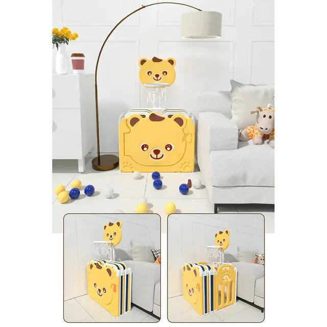 Little Angel Kids Playpen (Yellow) - 163 x 163 x 65 cm