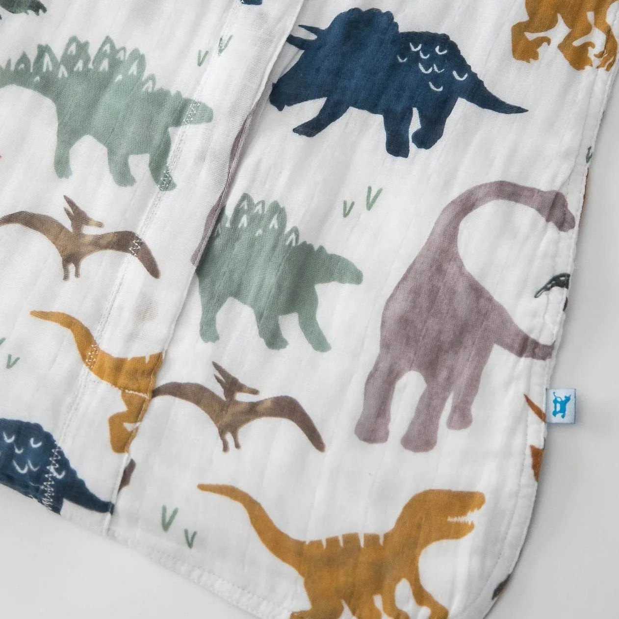 Little Unicorn Cotton Muslin Sleep Bag - Dino Friends