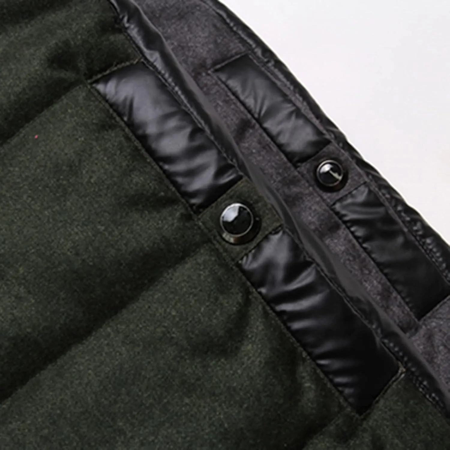 Mens Autumn And Winter Fashion Casual Diamond Coat Jacket Cotton Padded Jacket down Puff Jacket Men