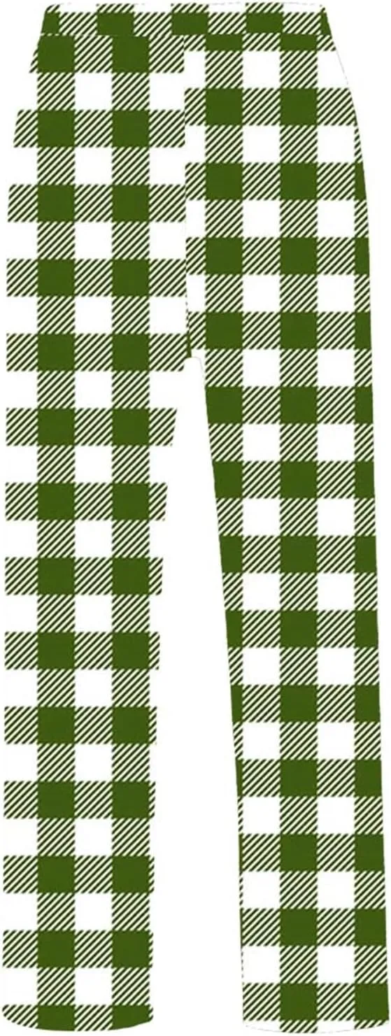 Men's Fleece Jogger Pant Men's Spring Summer Autumn and Winter Classic Fashion Leggings Plaid Wash Cotton Workout