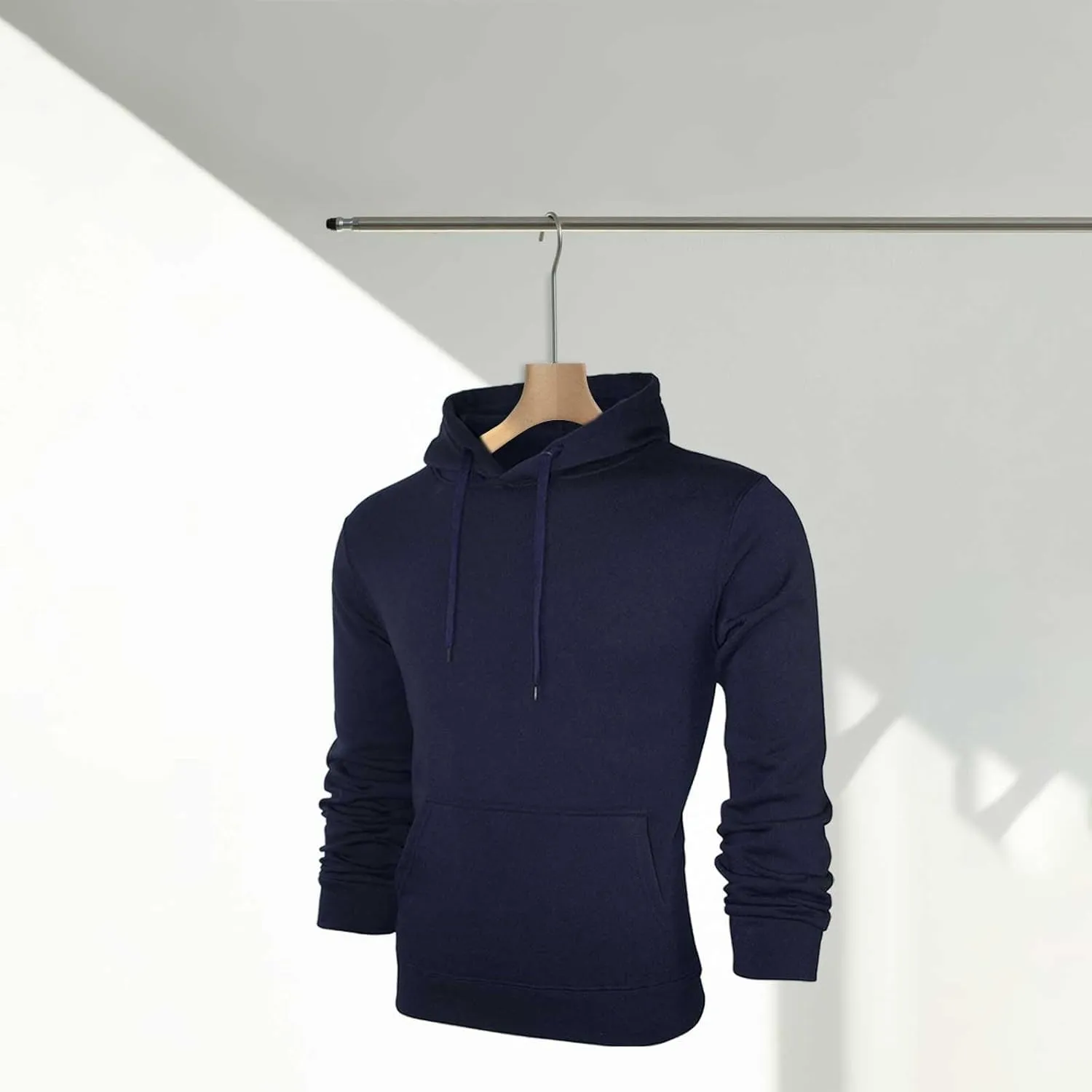 Men's Hooded Fleece Sweatshirt Hooded Shirt Sweat Men Luxury Hoodie With Zip Pockets Men's Hooded Fleece Sweatshirt