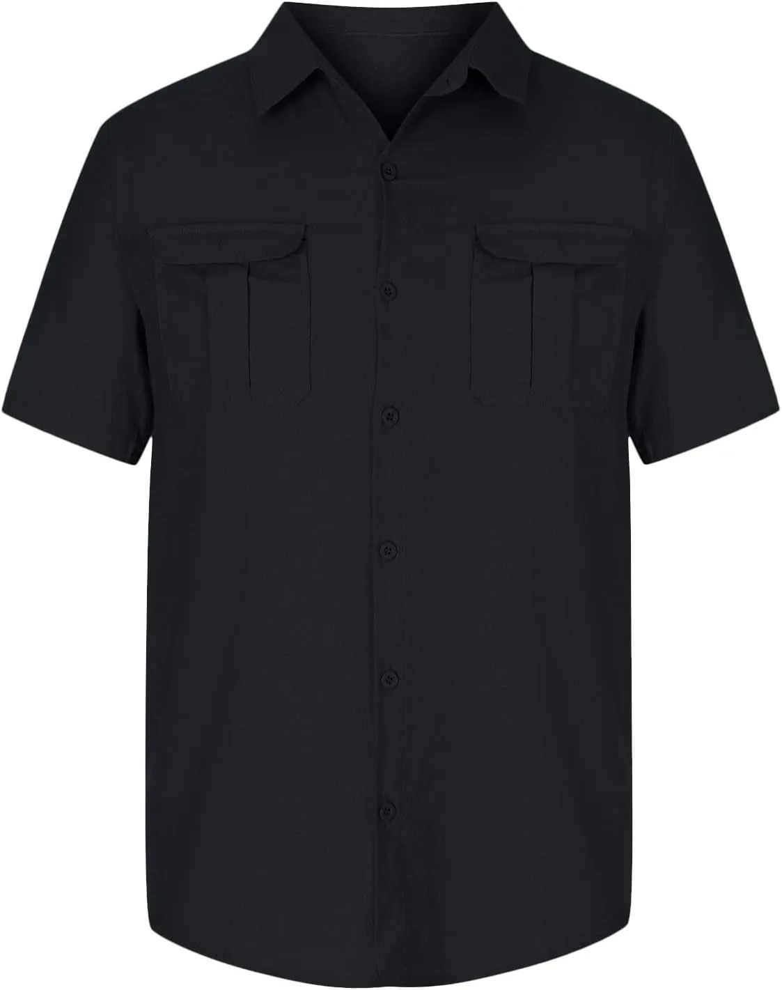 Mens Linen Shirts Short Sleeve Button Down Casual Fishing Shirt Business Dress Clothing Cuban Camp Shirts Summer Tops