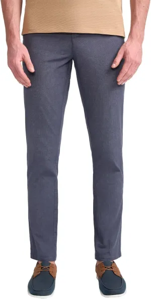 Mens Navy Slim-Fit Cotton Twill Chino Trousers - Comfortable & Stylish Summer Wear