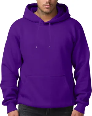 Mens Oversized Hoodies Casual Fleece Long Sleeve Crewneck Hooded Sweatshirt Big And Tall Pullover Shirts S-3XL