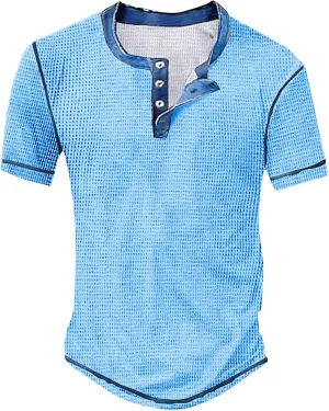 Mens Polo Sleeve Summer Casual Tops Men's T Shirts Golf Items for Men Mens Shirts Blue Mens Shirts Polo Tees Slim
