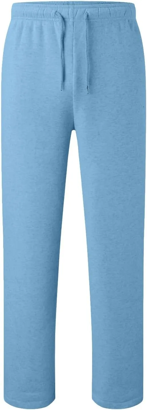 Men's Sweatpants Gym Running Workout Joggers Pants Fitness Track Athletic Solid Trousers Drawstring with Pockets
