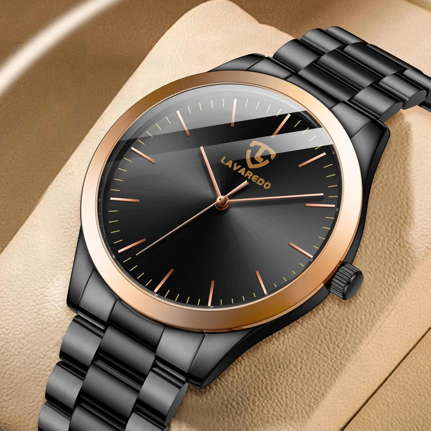 Mens Watch, Minimalist Fashion Watches for Men Waterproof Quartz Watch  Business Dress Men's Stainless Steel Watch - Best Gift for Men