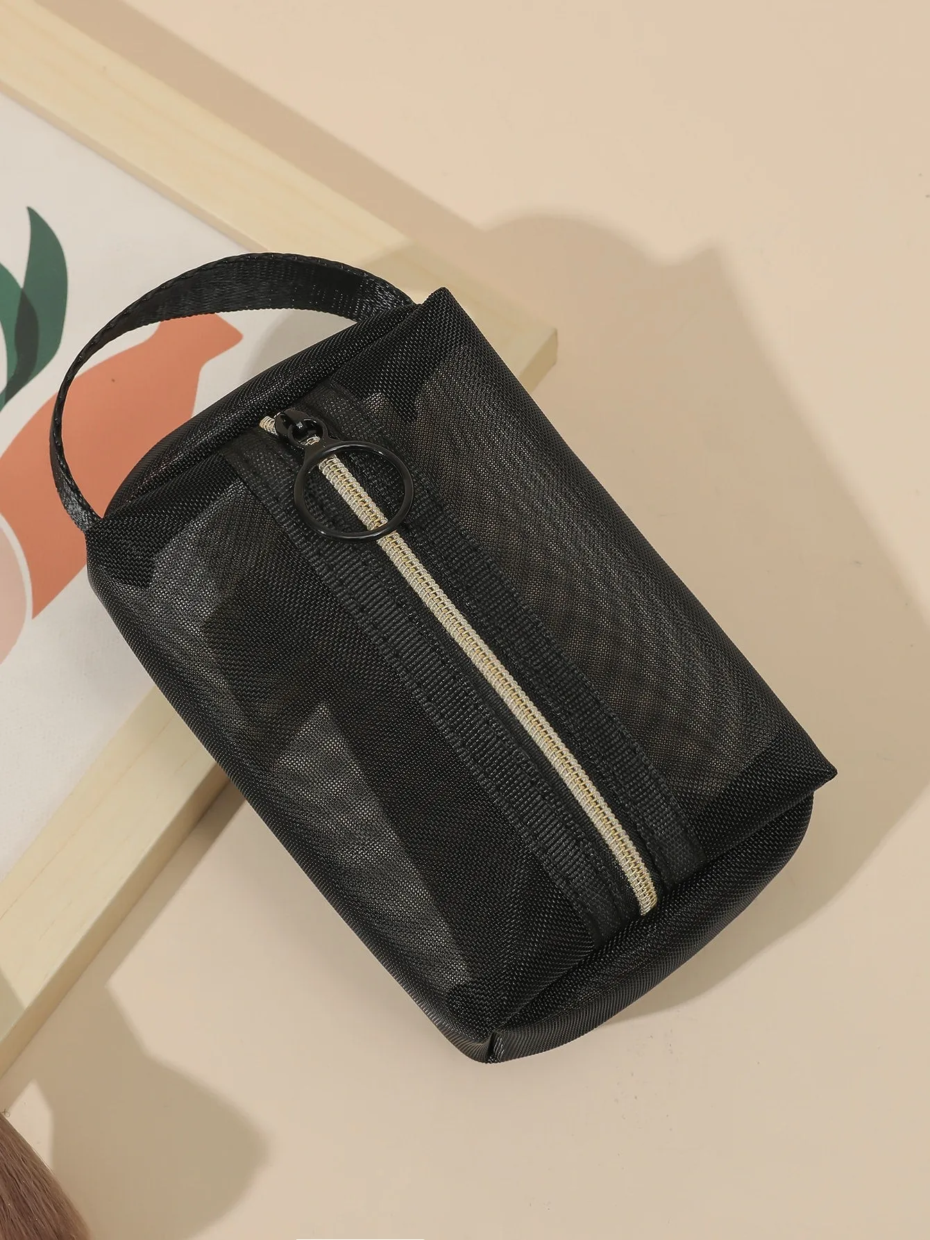 Mesh Makeup Bag Makeup Bag Cosmetic Organizer Toiletries Bag Makeup Organizer