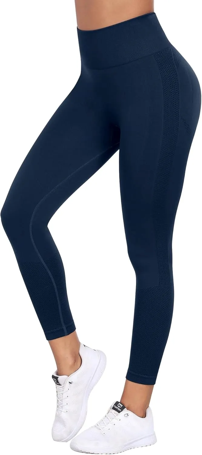NORMOV Seamless Workout Butt Lifting Leggings - Booty Scrunch Gym Leggings for Women