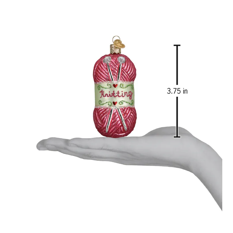 Old World Christmas ~ Knitting Yarn Ornament