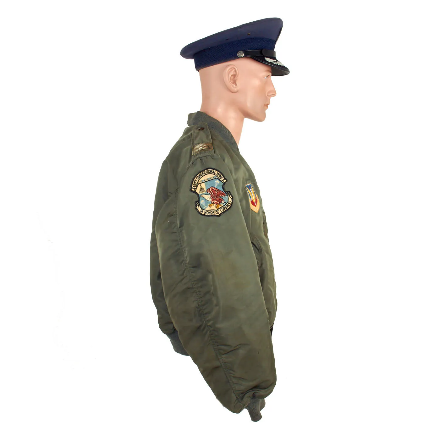 Original U.S. Vietnam War Era USAF L2-B Flight Jacket Grouping Belonging to Colonel Roy E. Braly - WWII B-24 Pilot Shot Down Over Holland and Became POW