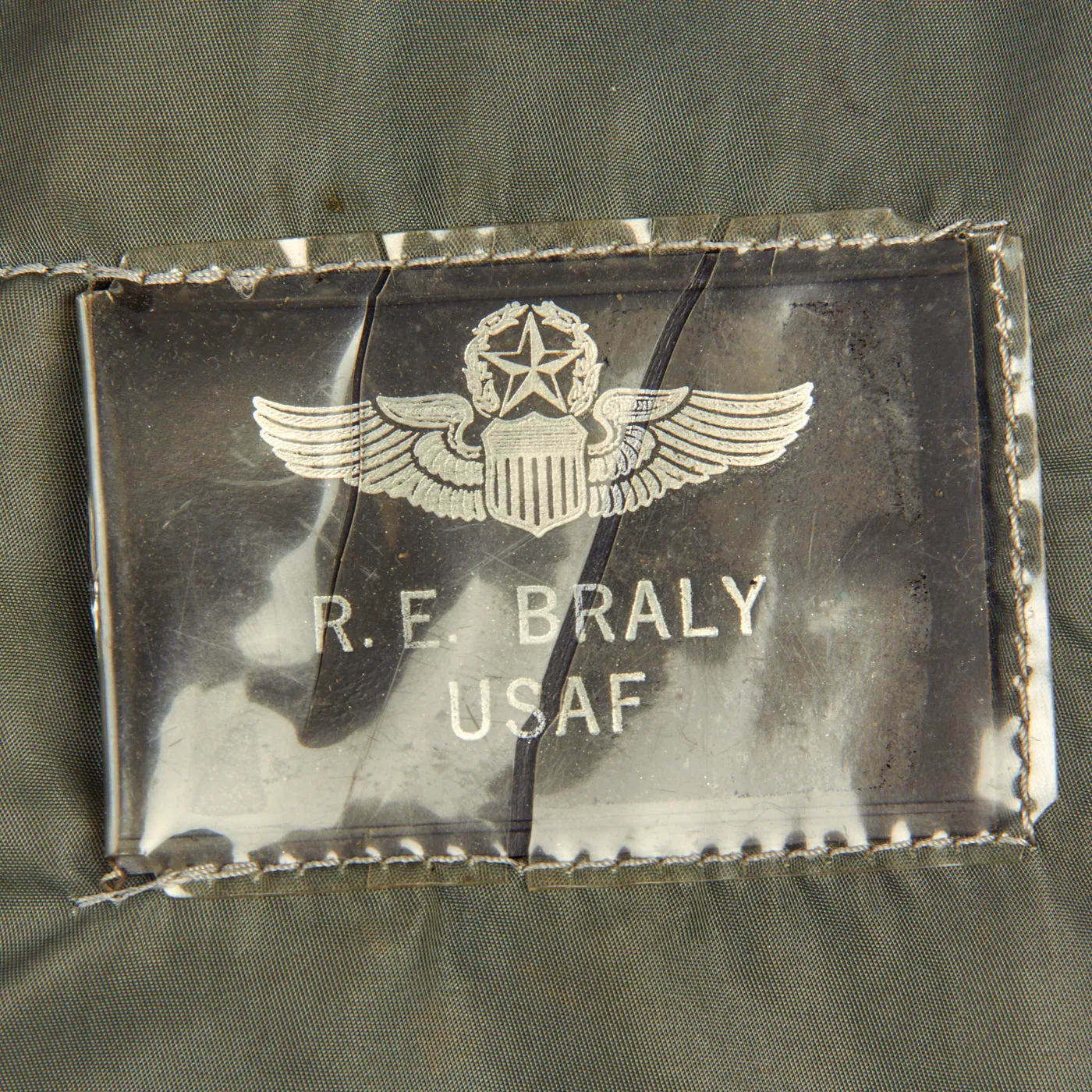 Original U.S. Vietnam War Era USAF L2-B Flight Jacket Grouping Belonging to Colonel Roy E. Braly - WWII B-24 Pilot Shot Down Over Holland and Became POW