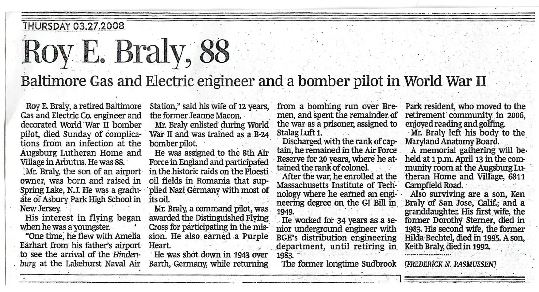Original U.S. Vietnam War Era USAF L2-B Flight Jacket Grouping Belonging to Colonel Roy E. Braly - WWII B-24 Pilot Shot Down Over Holland and Became POW