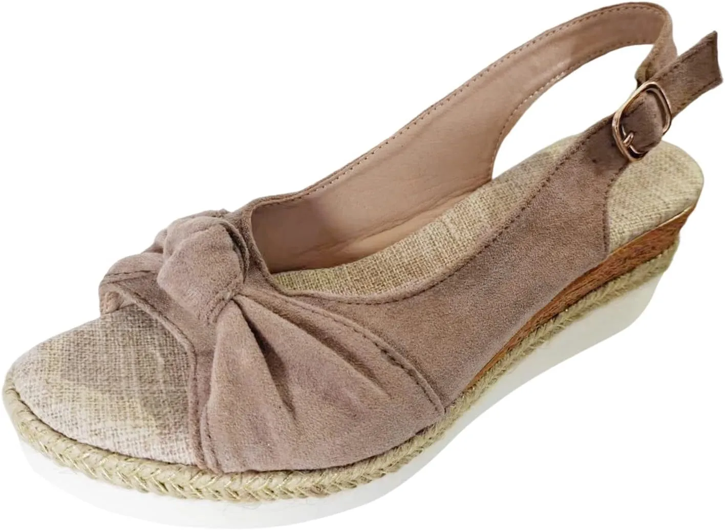 Orthopedic Platform Wedge Sandals for Women Summer Dressy 2025,Wedges Heels Walking Arch Support Open Toe Ankle Strap Casual Slip on Comfortable
