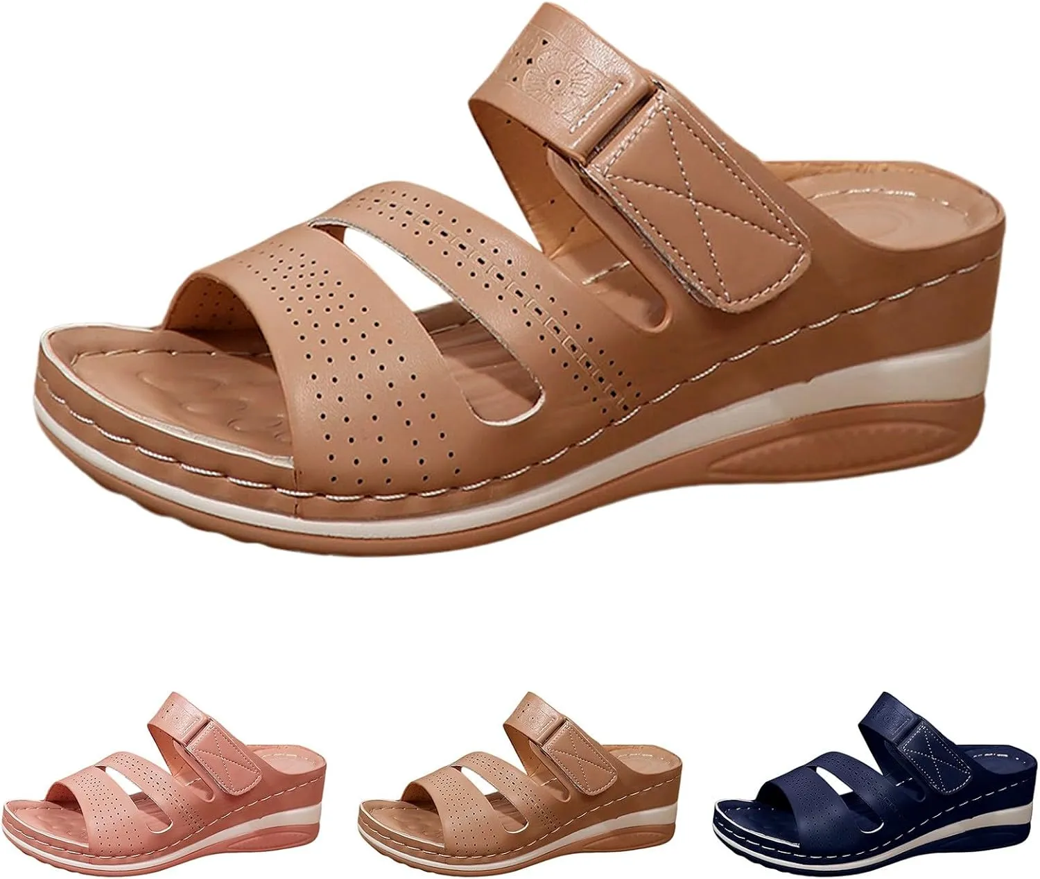 Orthopedic Sandals for Women Comfortable Orthopedic Sandals Casual Summer Wedge Shoes Beach Walking Sandal