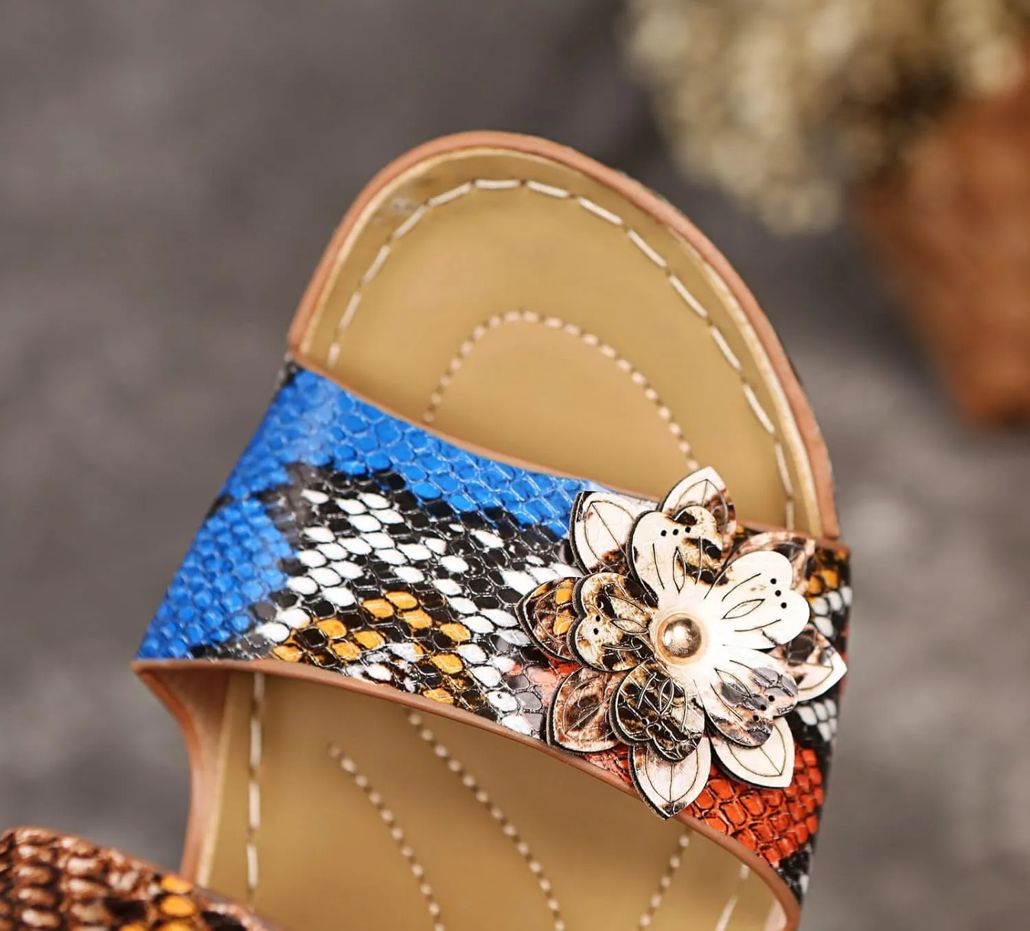 Orthopedic Sandals for Women Platform Wedge Arch Support Flat Slipper Open Toe Comfort Casual Beach Walking Heels Shoes Slippers with Anti-Slip Comfortable Wide Width Sandal 2025,Breathable