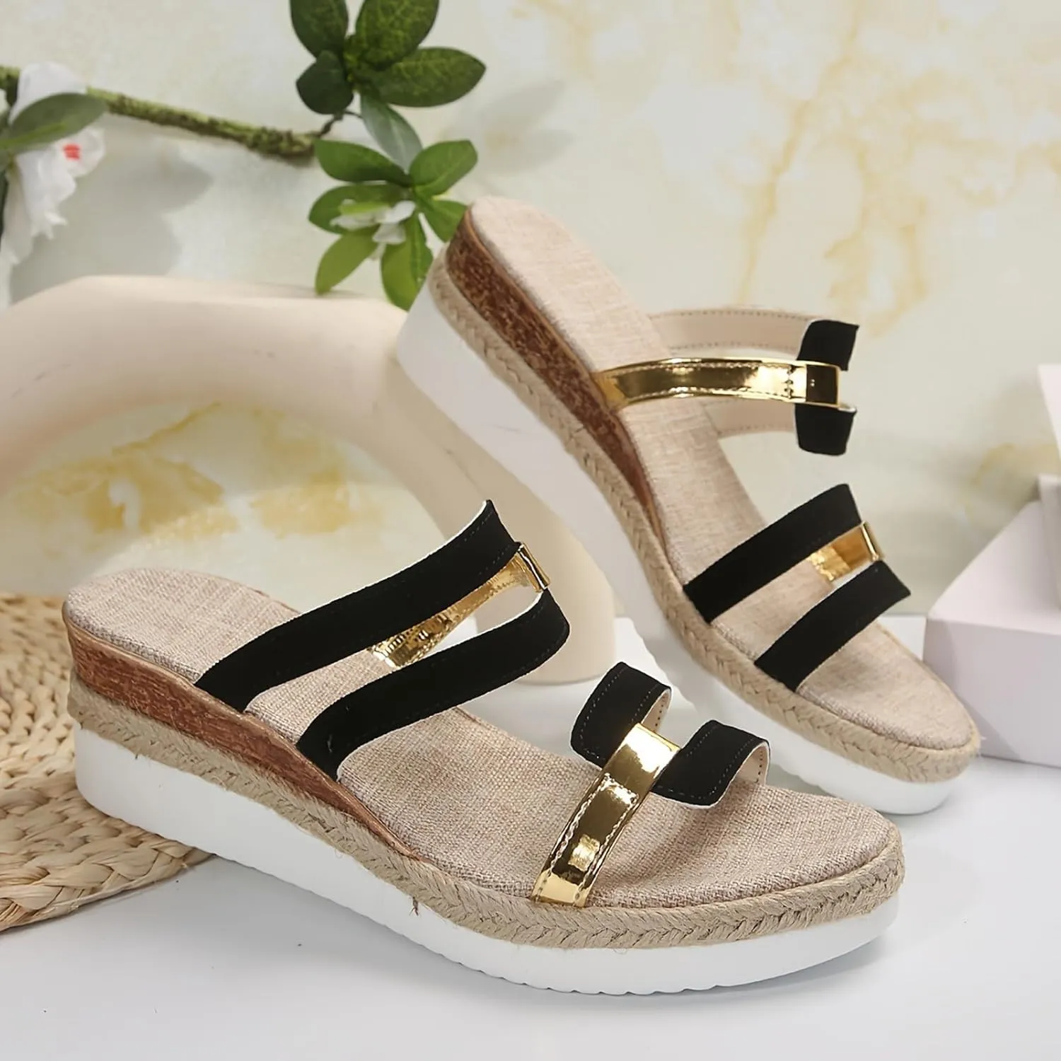 Orthopedic Sandals for Women Women Indoor and Outdoor Flip Flop Wide Width Sandal for Shoes Dressy Casual