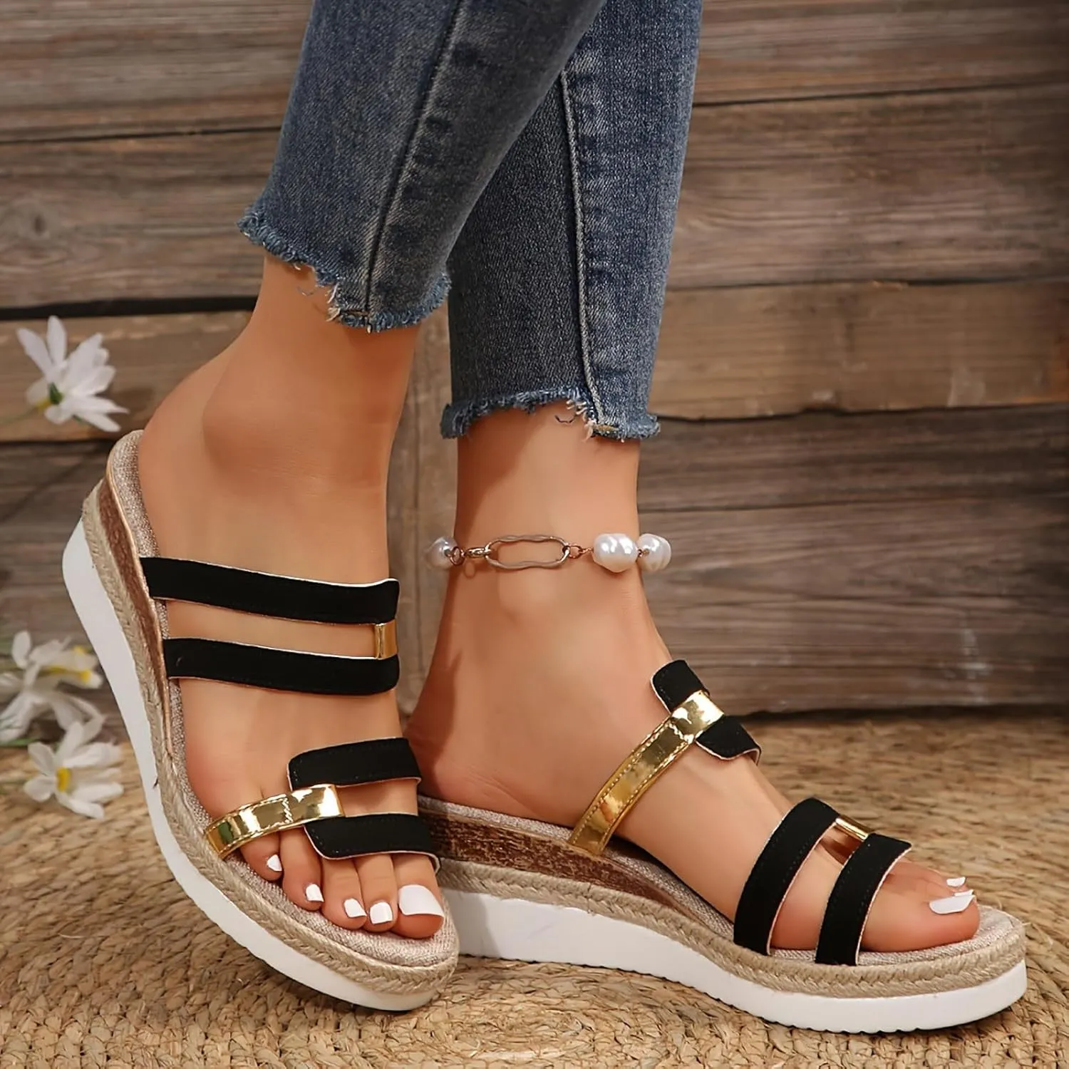 Orthopedic Sandals for Women Women Indoor and Outdoor Flip Flop Wide Width Sandal for Shoes Dressy Casual