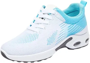 Orthopedic Shoes for Women Wide Width Toe Shoes with Arch Support Stylish Walking Sneakers Mesh Air Cushion Plantar Fasciitis Shoe for Gym Workout Tennis Sports Running Sneakers