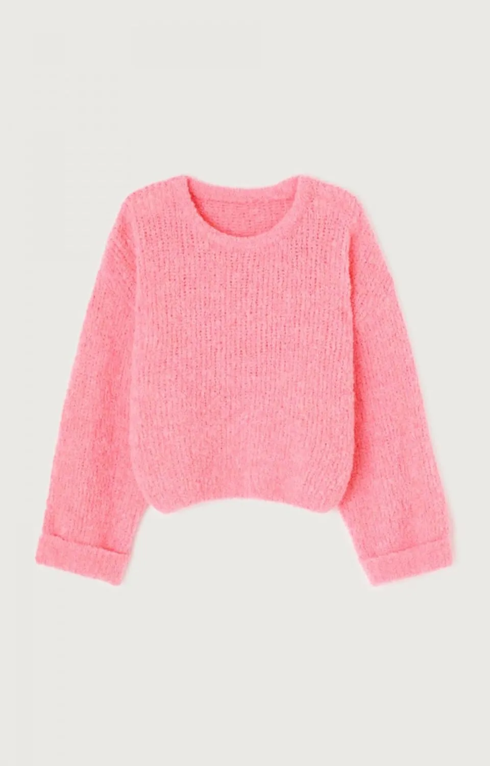 Oversized Sweaters for Women Crewneck Long Sleeve Fuzzy Soft Warm Knit Pullover 2024 Fall Jumper Top