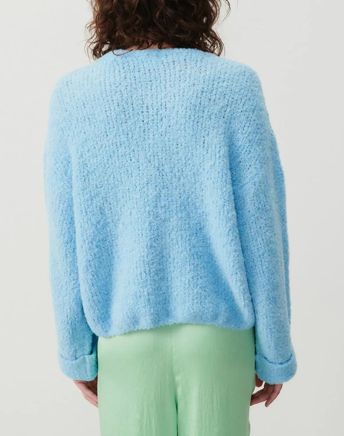 Oversized Sweaters for Women Crewneck Long Sleeve Fuzzy Soft Warm Knit Pullover 2024 Fall Jumper Top