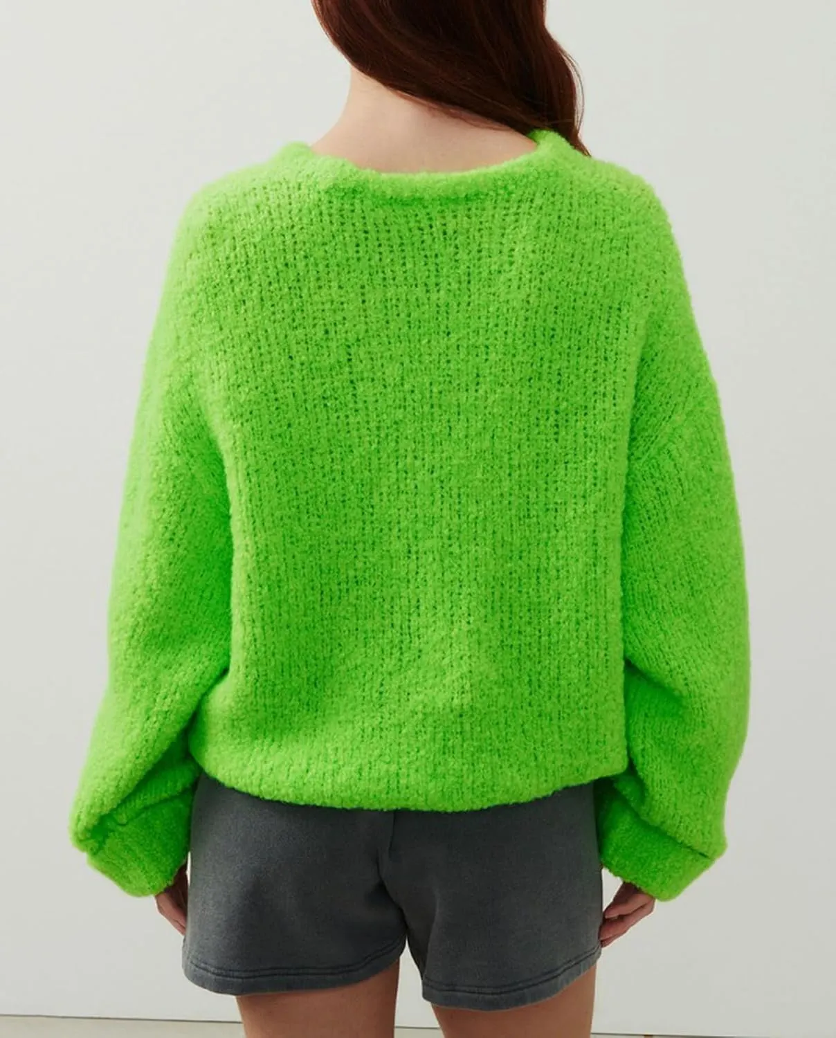 Oversized Sweaters for Women Crewneck Long Sleeve Fuzzy Soft Warm Knit Pullover 2024 Fall Jumper Top