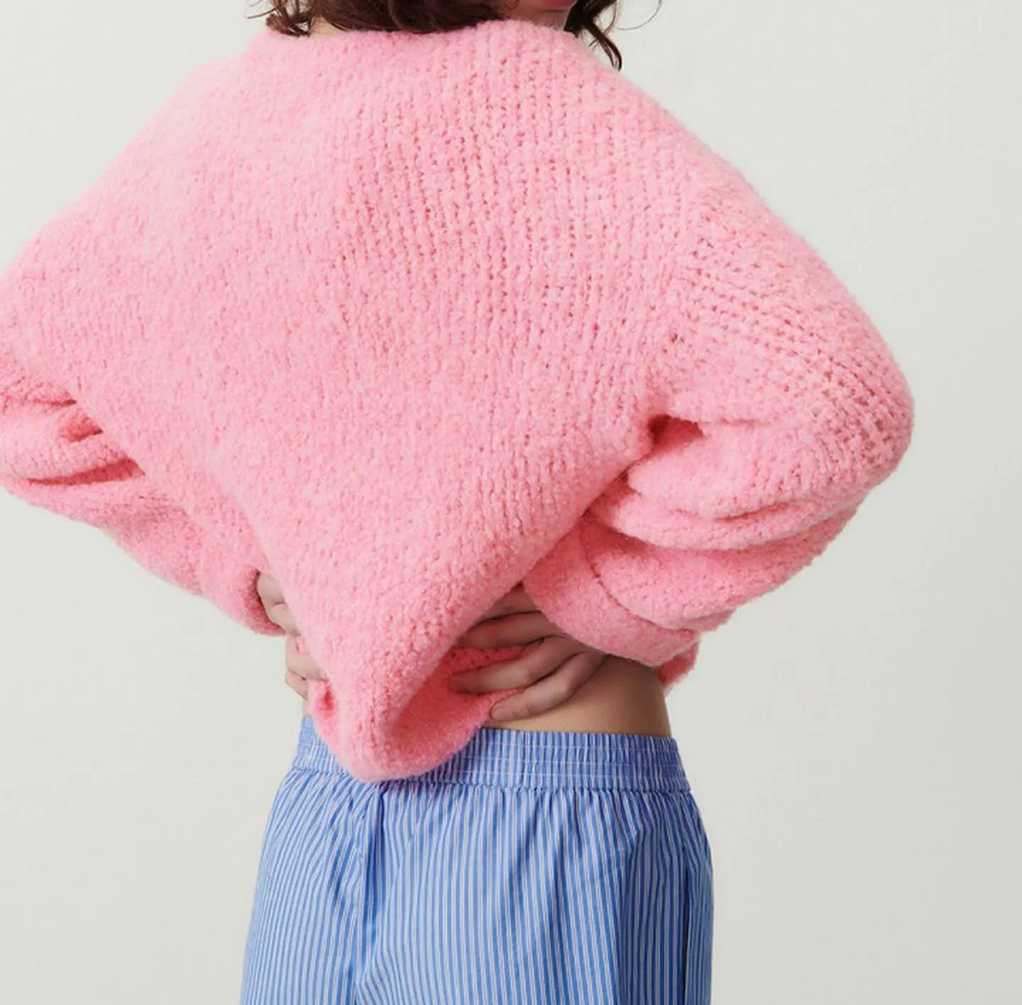 Oversized Sweaters for Women Crewneck Long Sleeve Fuzzy Soft Warm Knit Pullover 2024 Fall Jumper Top