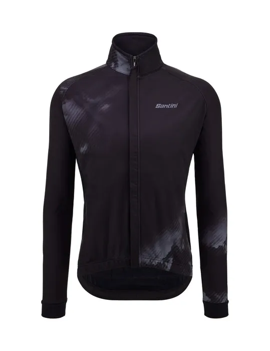 Pure Dye Thermal Wind Proof Jacket in Black by Santini