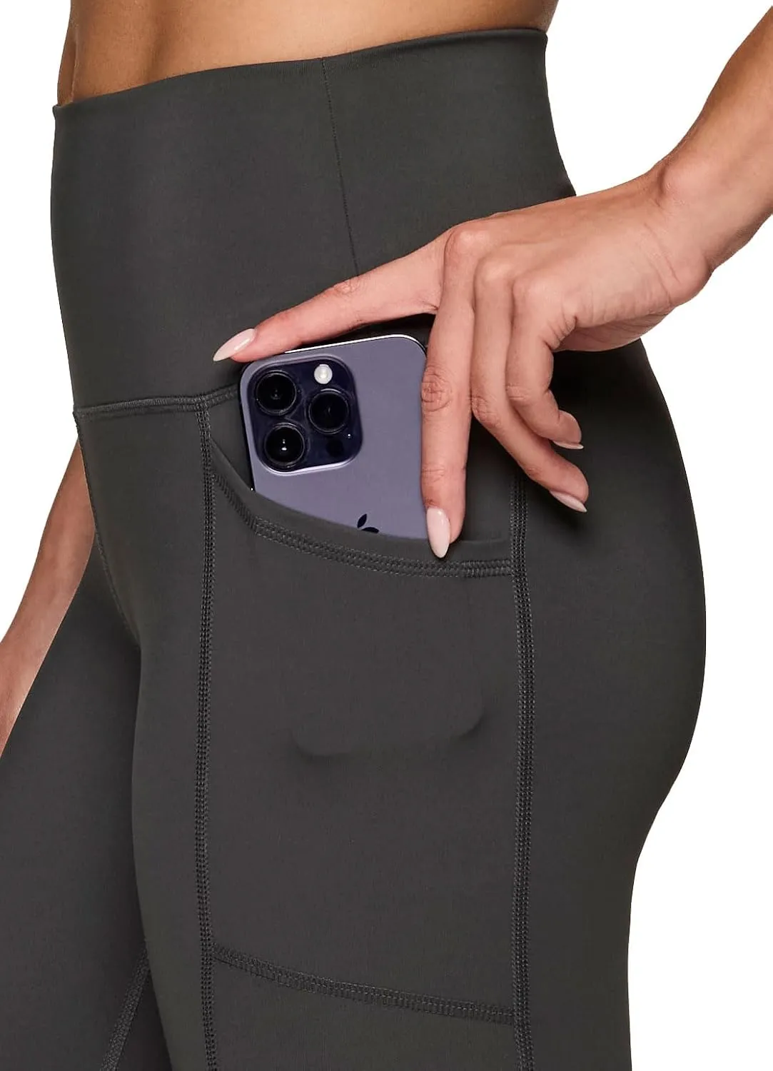 RBX Active High Waisted Squat Proof Ankle Length Leggings for Women, 7/8 Yoga Leggings with Pockets