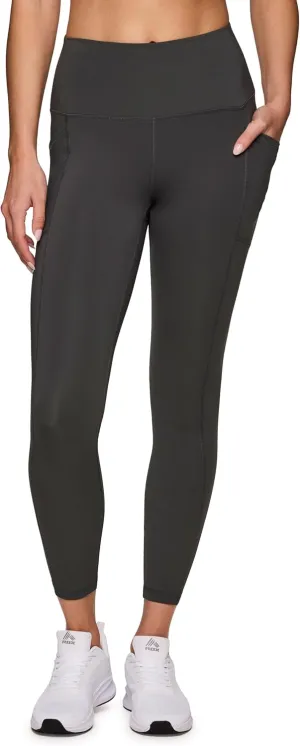 RBX Active High Waisted Squat Proof Ankle Length Leggings for Women, 7/8 Yoga Leggings with Pockets