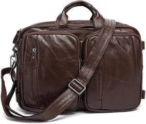 Retro Multi-functional Men's Shoulder Bag Document Bag Crossbody Bag