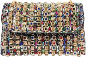 Rhinestone Crystal Clutch - Evening Women Bags, Glittering Purse Bag | Luxury Elegant Glamorouss Rhinestones Clutch,