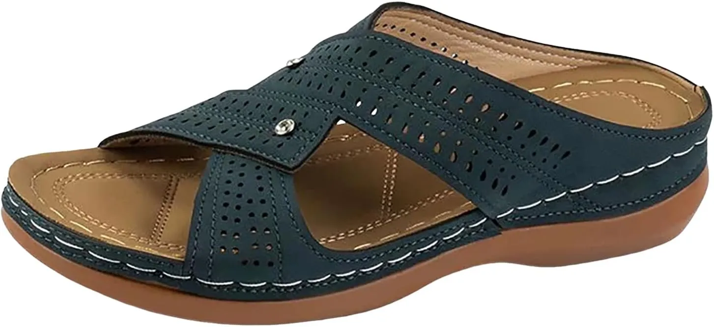 Sandalias para Mujer Elegantes, Flip Flops for Women Summer Beach Casual Sandals Comfortable Comfy Flip Flops