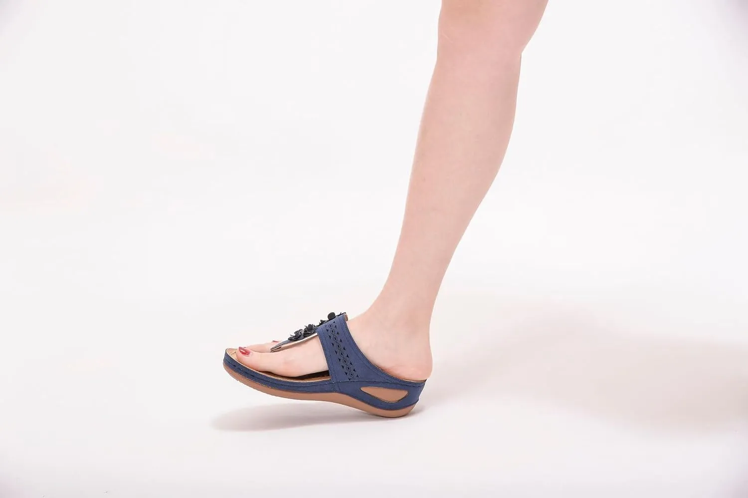 Sandals for Women Wedge Shoes 2025:Summer Dressy Flip Flops Fashion Flower Casual Dressy Sandal Orthopedic Platform Footwear Casual Walking Sandals 2025