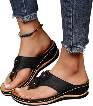 Shoes for Women Dressy, Sandals with Arch Support Soft Orthotic Sandals Plantar Fasciitis Orthotic Flip Flop