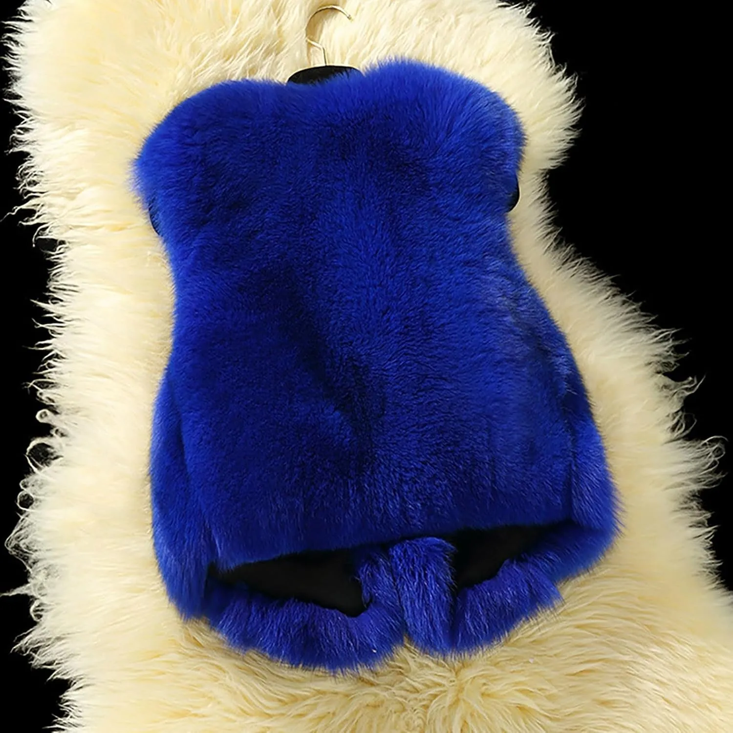 Short Jacket for Girls Toddler Winter Outfit Jackets Children's Waistcoat Girls Imitation Hair Vest Ski Jackets Girls