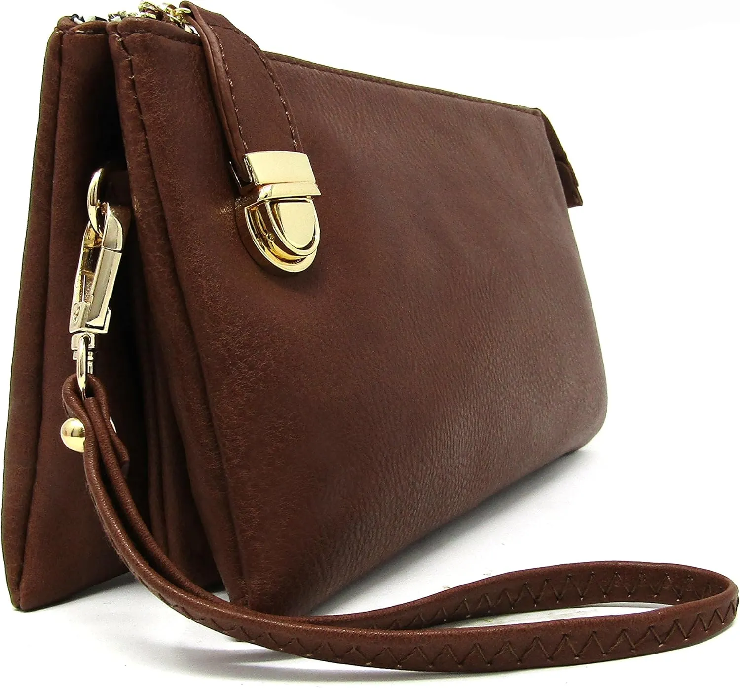 Solene Womens Multi Compartment Functional Crossbody Bag Shoulder Bag