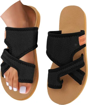Summer Comfort Sandals for Women 2025 Extra Wide Mesh Hollow Mesh Breathable Orthopedic Sandals Stylish Lightweight Beach Walking Shoes