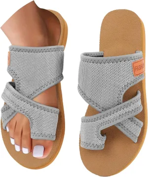 Summer Comfort Sandals for Women 2025 Extra Wide Mesh Hollow Mesh Breathable Orthopedic Sandals Stylish Lightweight Beach Walking Shoes