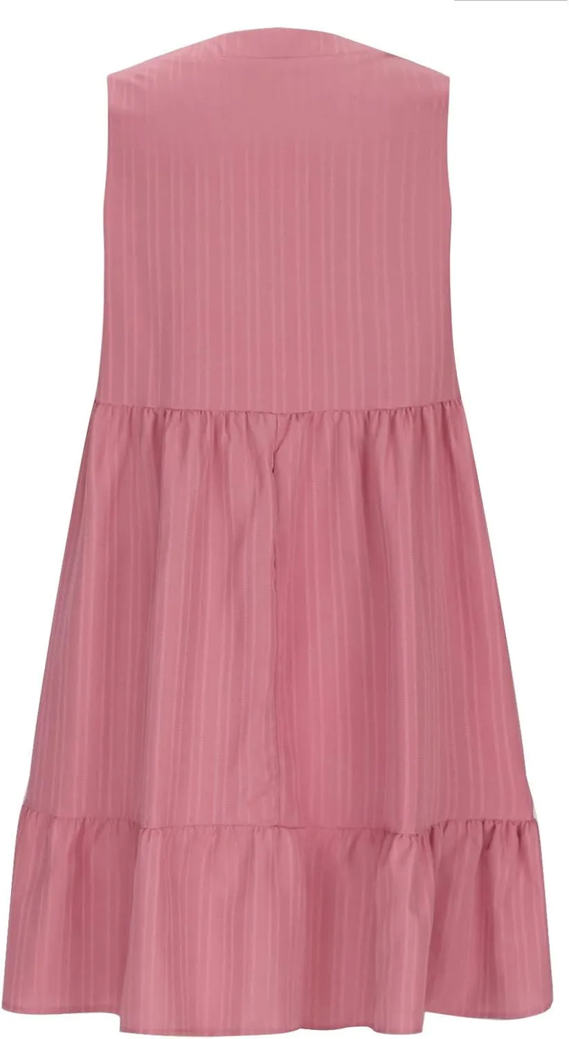 Summer Dresses for Women 2025,Flowy Petite Sun Dress Casyal V Neck A Line Beach Vacation Midi Dresses Trendy Outfits