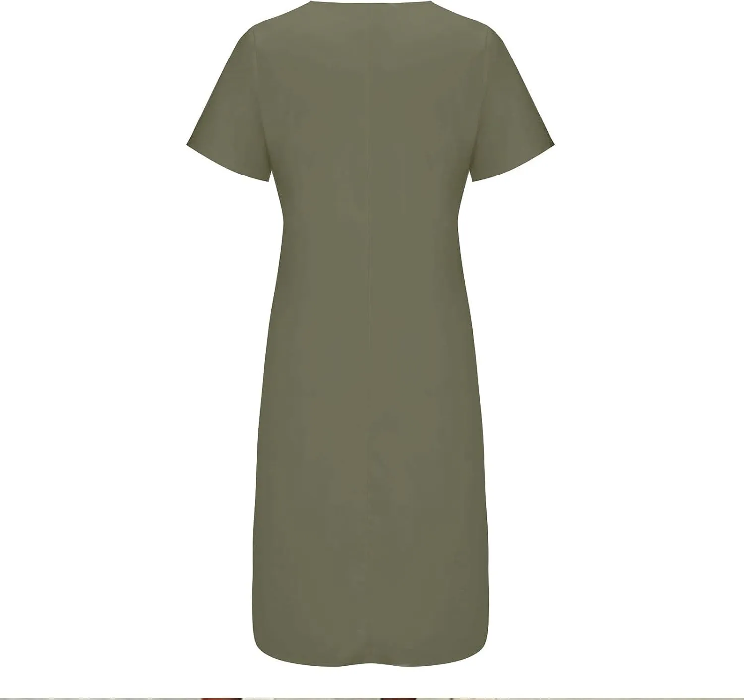 Sundresses for Women Casual Beach 2024 Summer Dress Casual Crewneck Tshirt Dresses Floral Short Sleeve Boho Dress