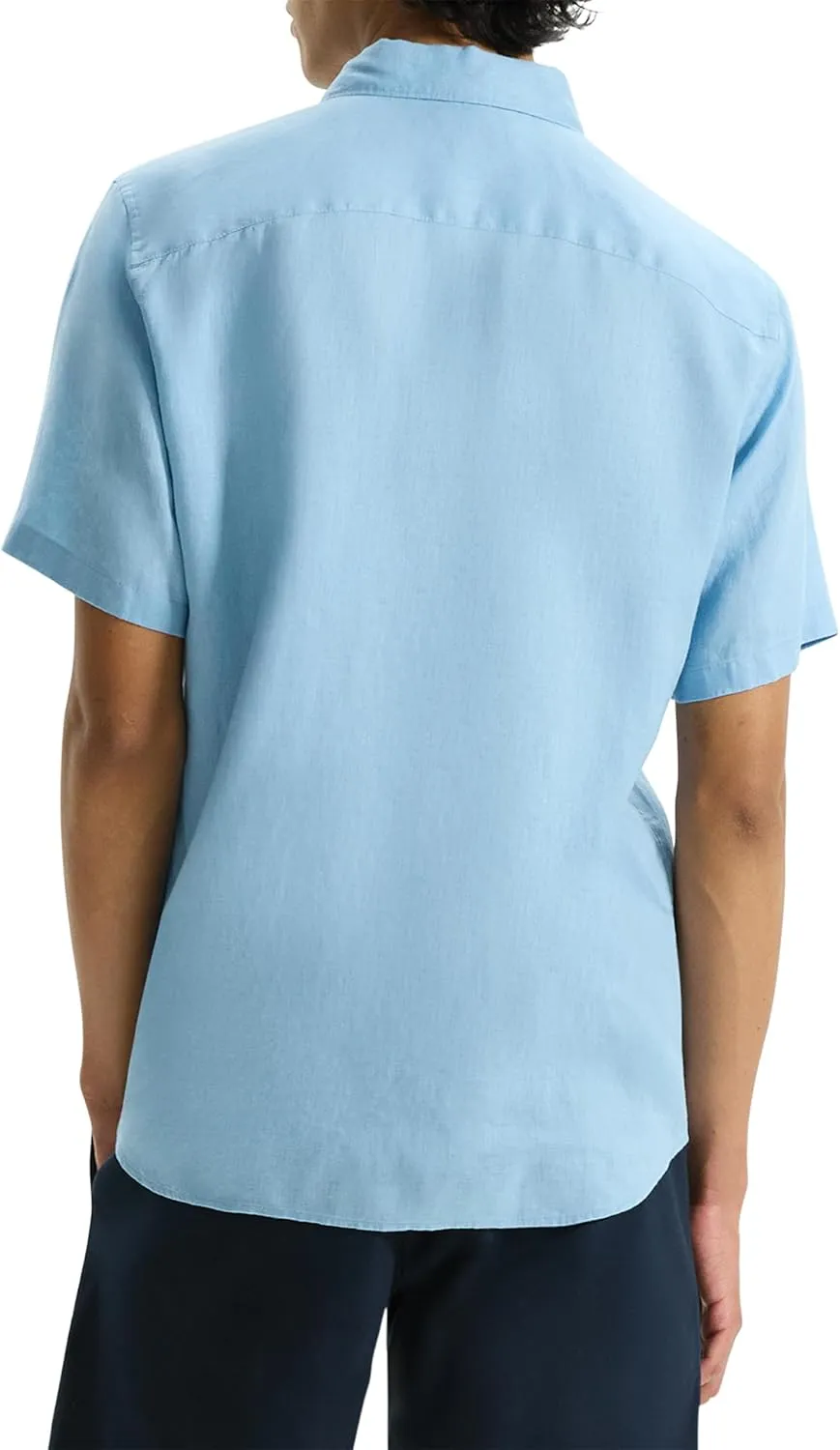 Theory Men's Irving Short Sleeve in Relaxed Linen
