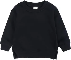 Unisex Kids Solid Fleece Tops Cotton Pullover Sweatshirt T-Shirt Toddler Crewneck Long Sleeve Sweater Blouse