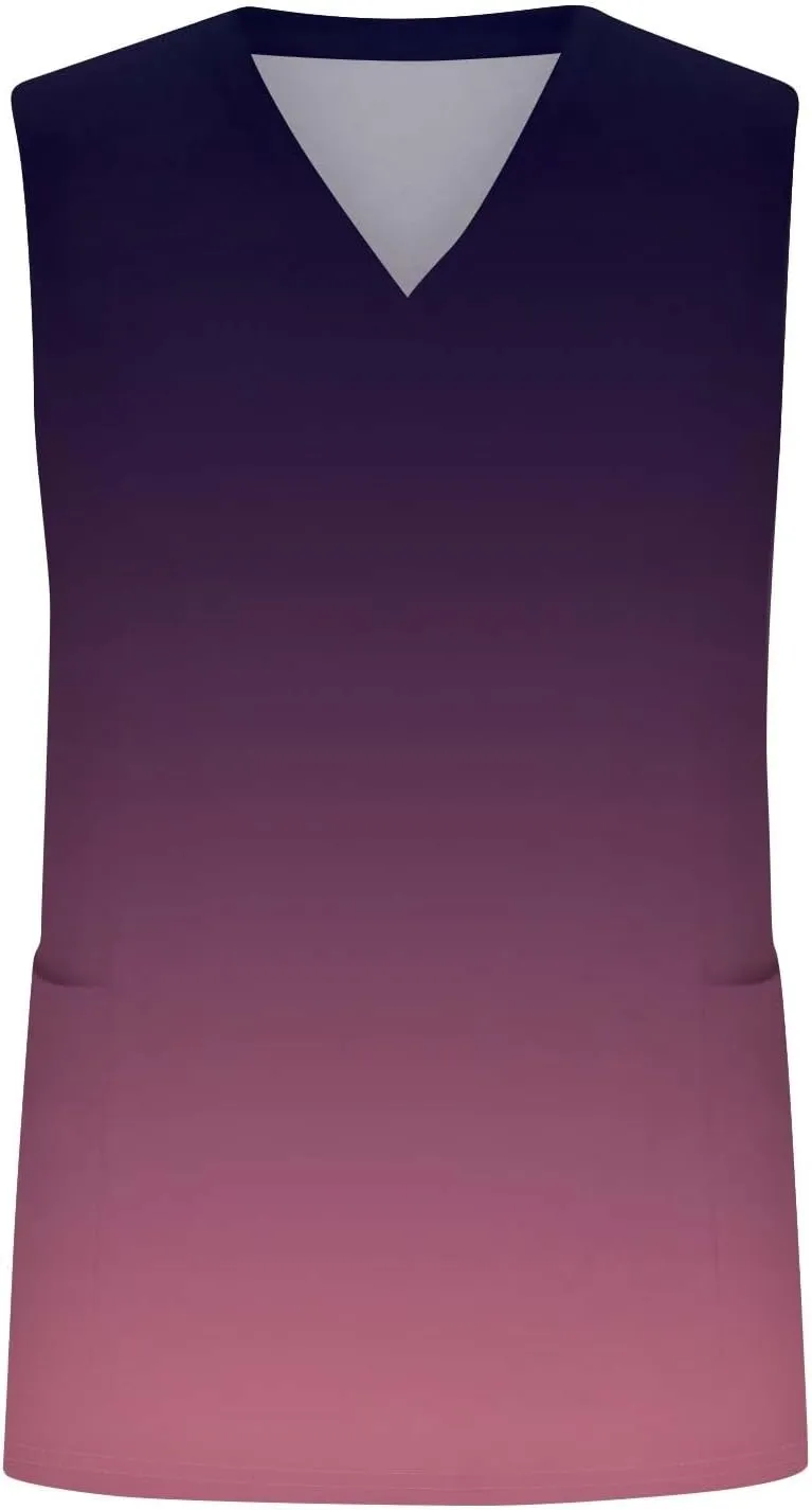 V Neck Tank Tops for Women Plus Size Pocket Cute Summer Tops Dressy Casual Loose Fit Sleeveless Workout Tank Top
