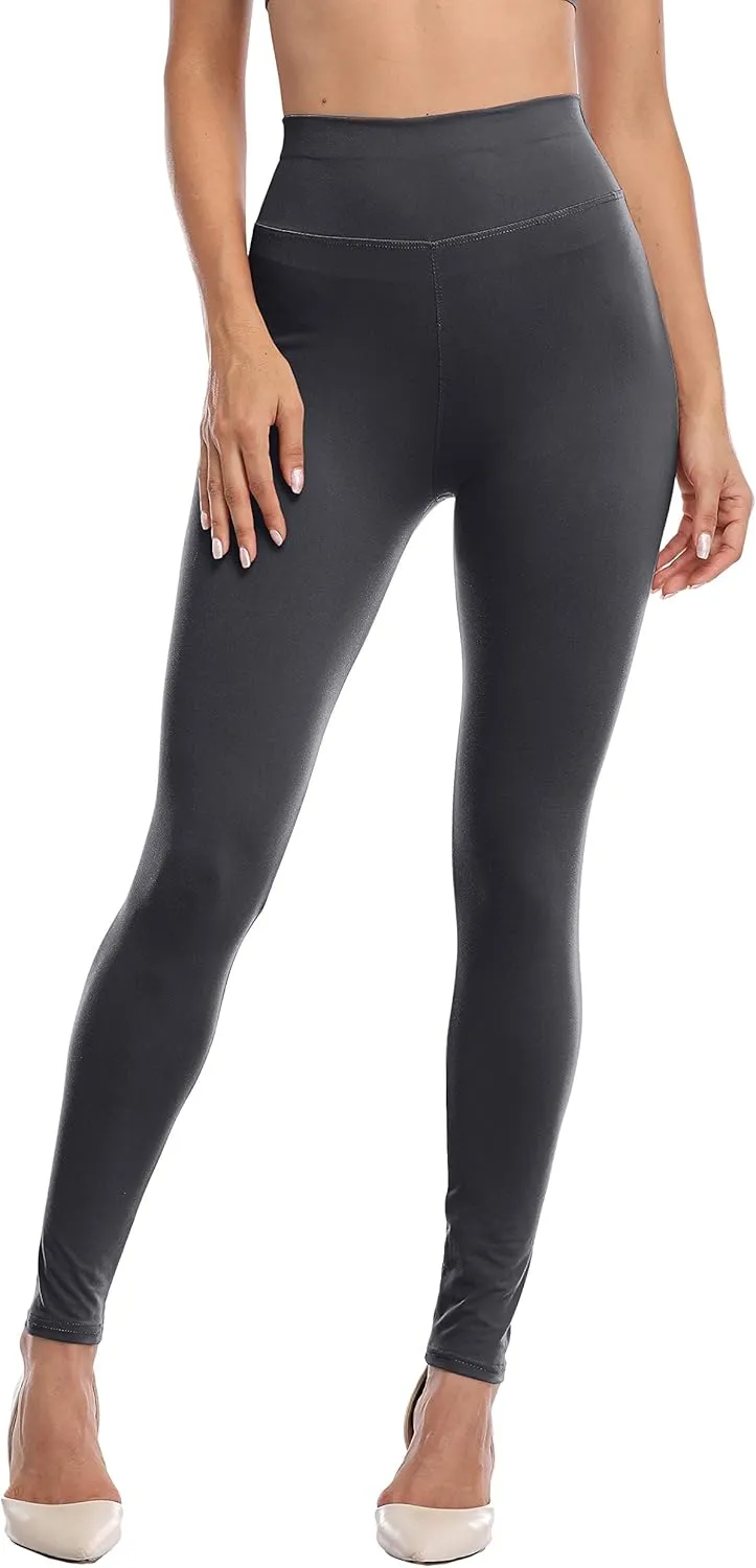 VESHINE Womens High Waisted Leggings Waist Control Yoga Pants Workout Tights Super Soft Trousers